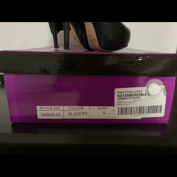 NWB Nature Breeze Platform Stiletto Kneehigh Boots - Picture 7 of 8